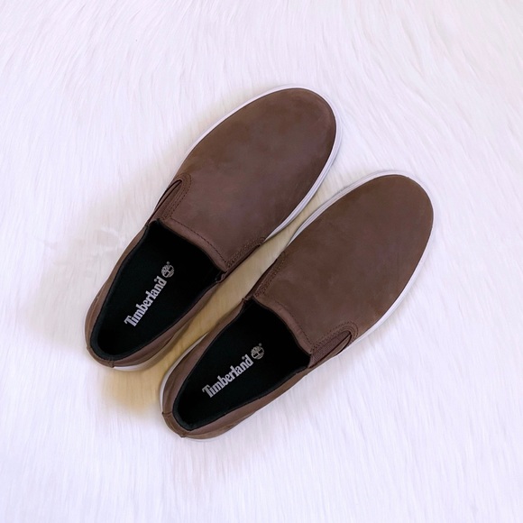 Timberland Men’s Davis Square Brown Slip-On - Picture 3 of 7